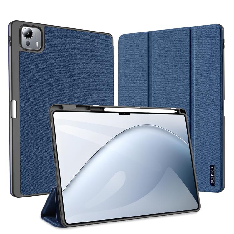 DUX DUCIS Domo Series Cloth Texture Magnetic Leather Tablet Case, For Xiaomi Redmi Pad 2 Pro / Pad Pro 5G, For Xiaomi Redmi K Pad, For Xiaomi Pad 7 Ultra, For Xiaomi Redmi Pad Pro 12.1, For Xiaomi Pad 6S Pro 12.4