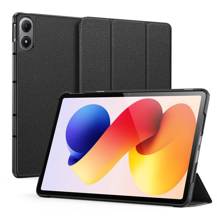 DUX DUCIS Domo Series Cloth Texture Magnetic Leather Tablet Case, For Xiaomi Redmi Pad 2 Pro / Pad Pro 5G, For Xiaomi Redmi K Pad, For Xiaomi Pad 7 Ultra, For Xiaomi Redmi Pad Pro 12.1, For Xiaomi Pad 6S Pro 12.4