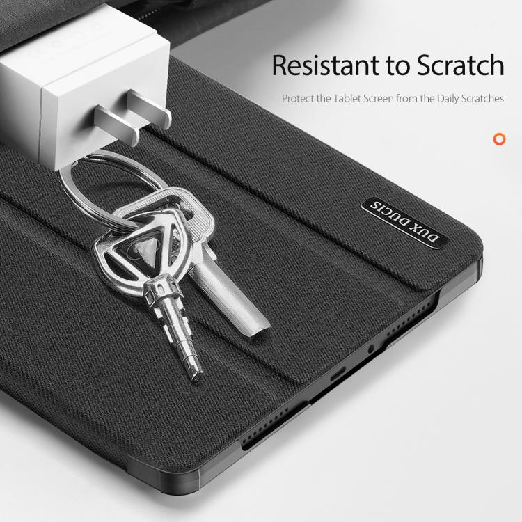 DUX DUCIS Domo Series Cloth Texture Magnetic Leather Tablet Case, For Xiaomi Redmi Pad 2 Pro / Pad Pro 5G, For Xiaomi Redmi K Pad, For Xiaomi Pad 7 Ultra, For Xiaomi Redmi Pad Pro 12.1, For Xiaomi Pad 6S Pro 12.4