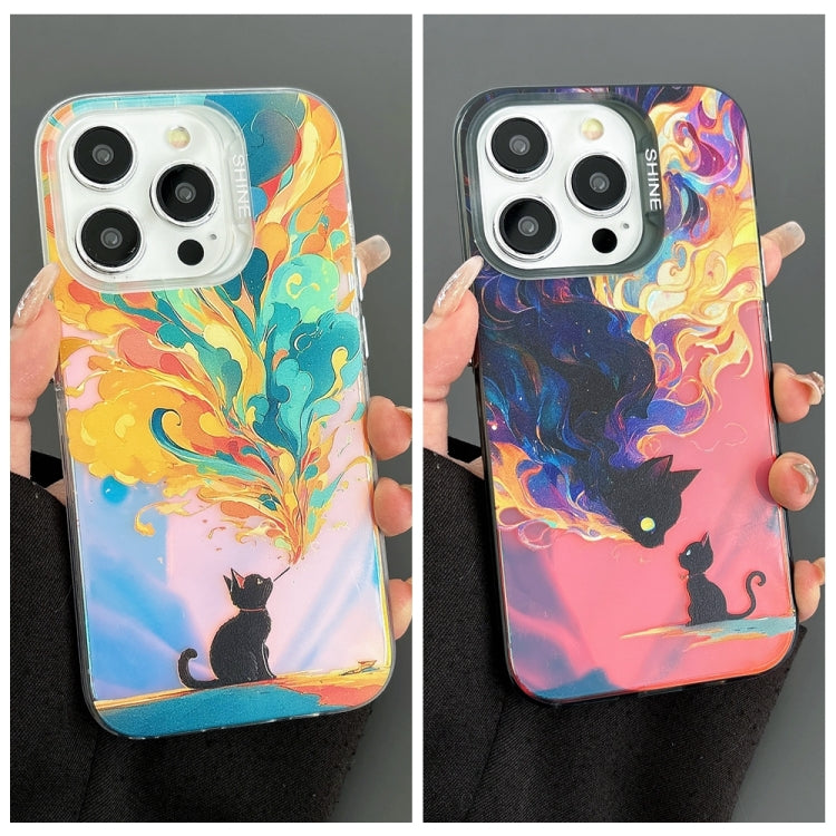 Laser Cat PC Shockproof Phone Case, For iPhone 15 Pro Max, For iPhone 15 Pro, For iPhone 15, For iPhone 14, For iPhone 14 Pro, For iPhone 14 Pro Max, For iPhone 13 Pro Max, For iPhone 13 Pro, For iPhone 13, For iPhone 12, For iPhone 12 Pro Max���������...