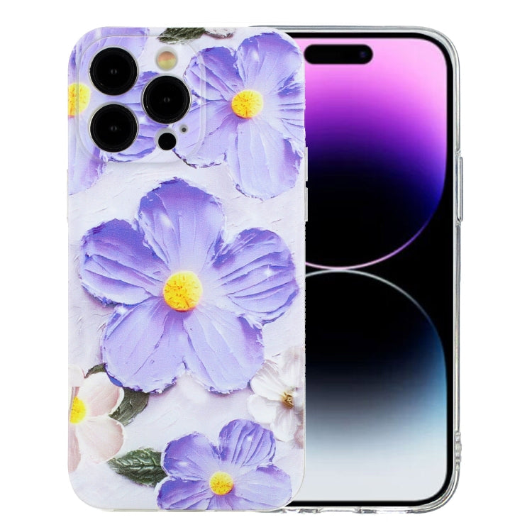 Colorful Painting Pattern TPU Phone Case, For iPhone 16, For iPhone 15 Pro Max, For iPhone 15 Pro