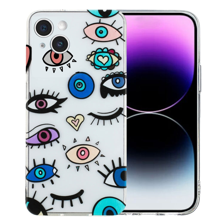 Colorful Painting Pattern TPU Phone Case, For iPhone 14, For iPhone 14 Pro, For iPhone 14 Pro Max