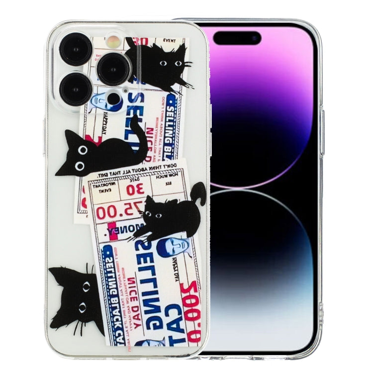 Colorful Painting Pattern TPU Phone Case, For iPhone 14, For iPhone 14 Pro, For iPhone 14 Pro Max