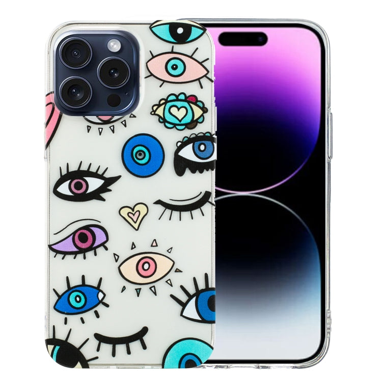 Colorful Painting Pattern TPU Phone Case, For iPhone 16 Pro Max, For iPhone 16 Pro, For iPhone 16 Plus