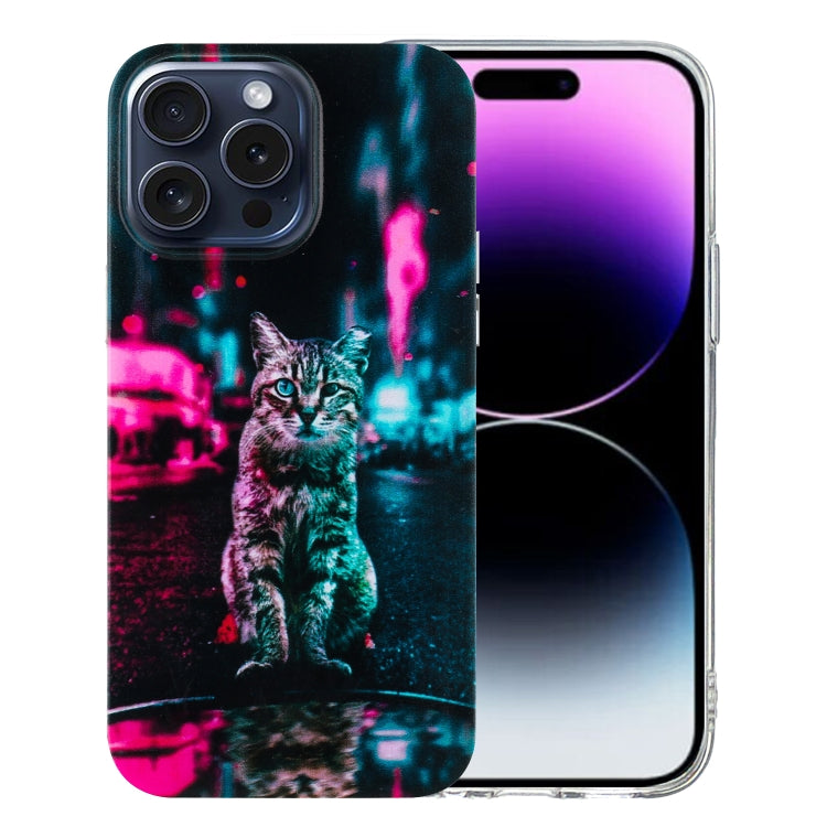 Colorful Painting Pattern TPU Phone Case, For iPhone 16 Pro Max, For iPhone 16 Pro, For iPhone 16 Plus