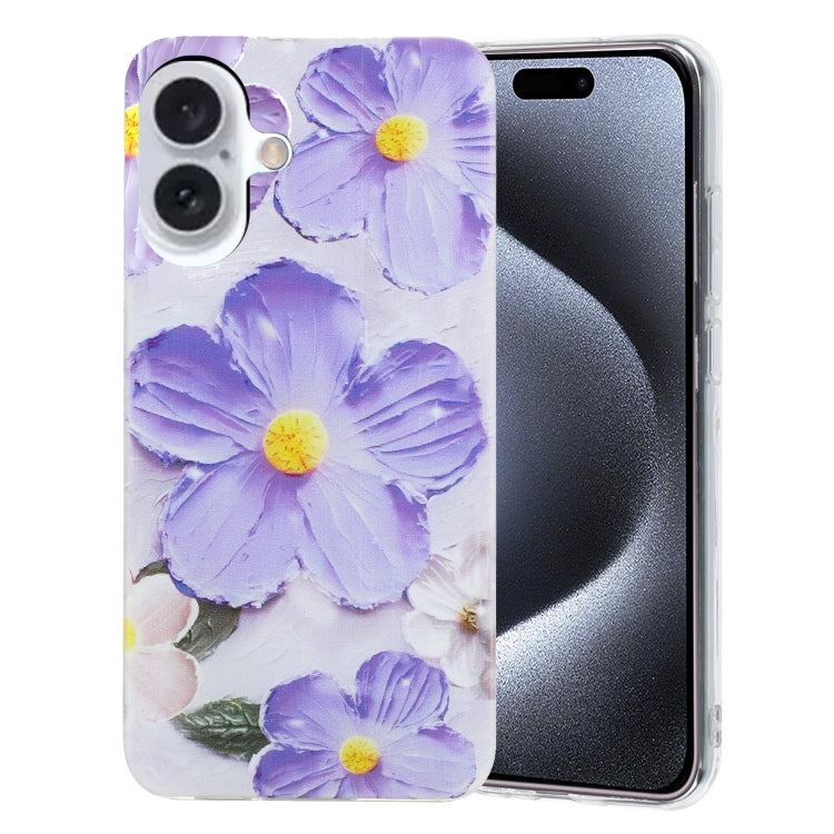 Colorful Painting Pattern TPU Phone Case, For iPhone 16 Pro Max, For iPhone 16 Pro, For iPhone 16 Plus