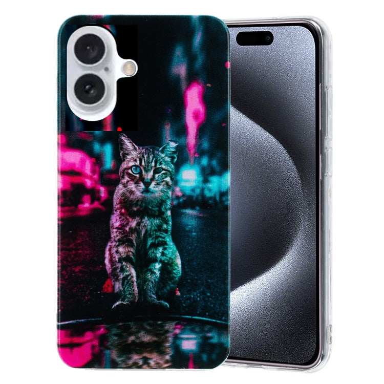Colorful Painting Pattern TPU Phone Case, For iPhone 16, For iPhone 15 Pro Max, For iPhone 15 Pro