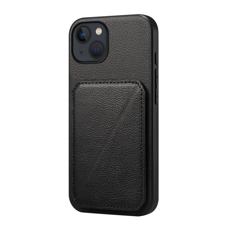 D04 Calf Texture Dual Card Slot Holder Phone Case, For iPhone 13 Pro, For iPhone 13, For iPhone 12, For iPhone 12 Pro Max, For iPhone 12 Pro, For iPhone 11 Pro Max
