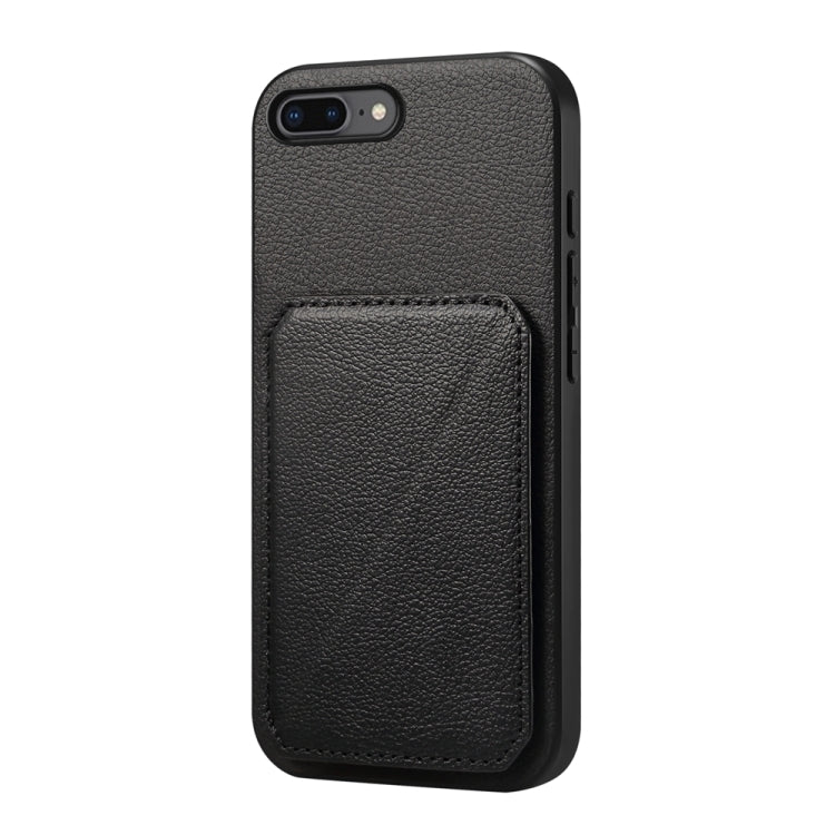 D04 Calf Texture Dual Card Slot Holder Phone Case, For iPhone 11, For iPhone 11 Pro, For iPhone X / XS, For iPhone XR, For iPhone XS Max, For iPhone 7 Plus / 8 Plus