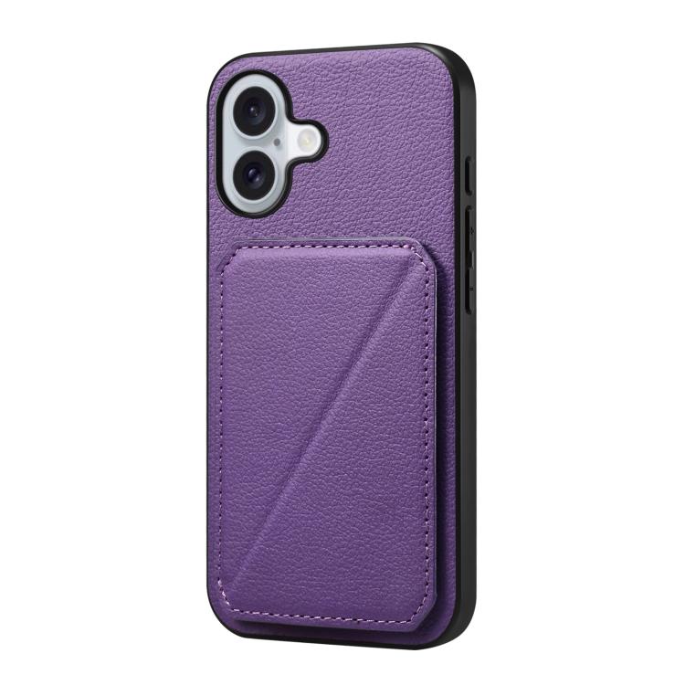 D04 Calf Texture Dual Card Slot Holder Phone Case, For iPhone 17 Pro Max, For iPhone 17 Pro, For iPhone 17, For iPhone 17 Air, For iPhone 7 / 8 / SE 2022, For iPhone 16 Pro Max