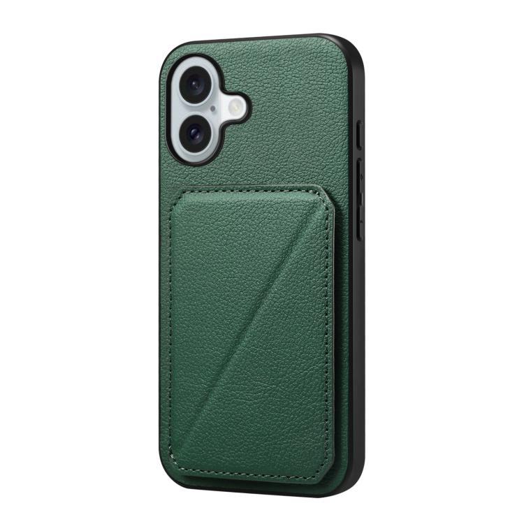 D04 Calf Texture Dual Card Slot Holder Phone Case, For iPhone 17 Pro Max, For iPhone 17 Pro, For iPhone 17, For iPhone 17 Air, For iPhone 7 / 8 / SE 2022, For iPhone 16 Pro Max