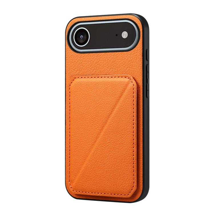 D04 Calf Texture Dual Card Slot Holder Phone Case, For iPhone 17 Pro Max, For iPhone 17 Pro, For iPhone 17, For iPhone 17 Air, For iPhone 7 / 8 / SE 2022, For iPhone 16 Pro Max