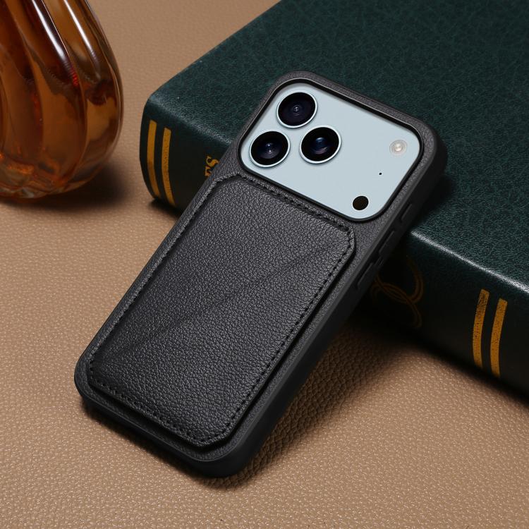 D04 Calf Texture Dual Card Slot Holder Phone Case, For iPhone 17 Pro Max, For iPhone 17 Pro, For iPhone 17, For iPhone 17 Air, For iPhone 7 / 8 / SE 2022, For iPhone 16 Pro Max