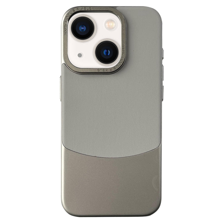 Napa Texture PC + Leather Phone Case, For iPhone 13, For iPhone 12 / 12 Pro