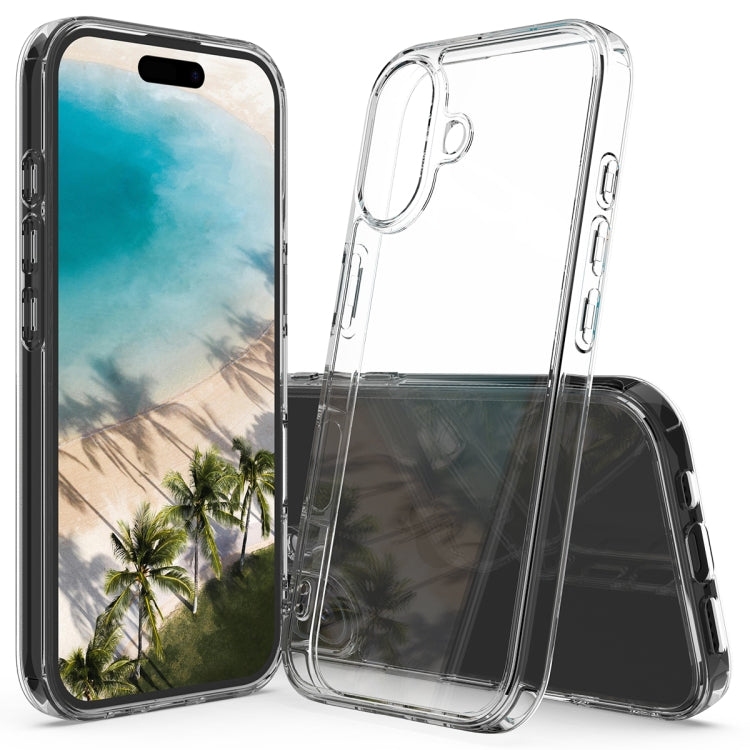 Coque de téléphone en TPU acrylique anti-rayures, pour iPhone 16 Pro Max, iPhone 16 Pro, iPhone 16 Plus, iPhone 16, iPhone 16e