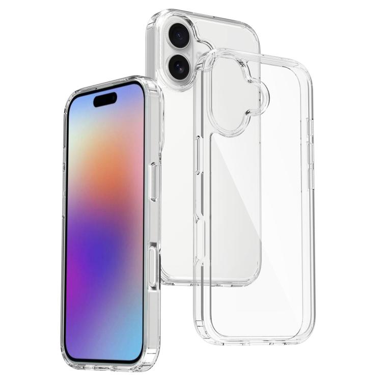 Coque de téléphone en TPU acrylique anti-rayures, pour iPhone 16 Pro Max, iPhone 16 Pro, iPhone 16 Plus, iPhone 16, iPhone 16e