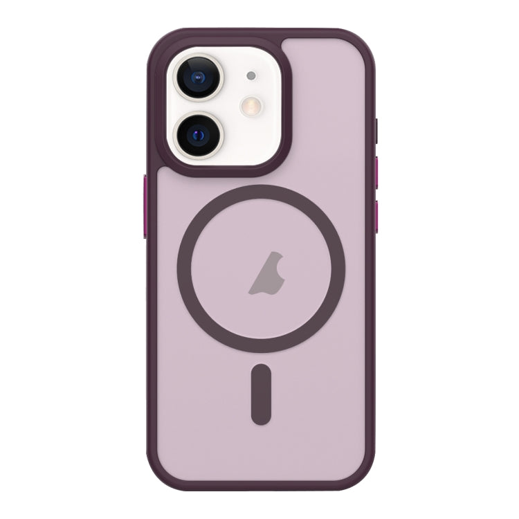 Metal Button Skin Feel Matte MagSafe Shockproof Phone Case, For iPhone 13 Pro Max, For iPhone 13, For iPhone 12