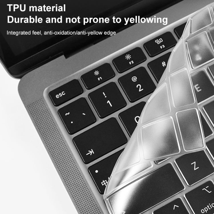 ZGA Contact Invisible TPU Keyboard Protective Film, For MacBook Pro 16.2 inch 2021, For MacBook Pro 14.2 inch 2021, For MacBook Air 13.6 inch A2681 2022, For MacBook Air 13.3 inch 2020, For MacBook Pro 13.3 inch 2020