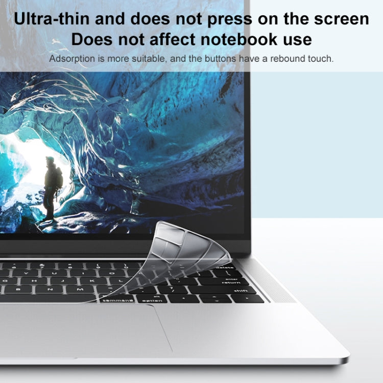 ZGA Contact Invisible TPU Keyboard Protective Film, For MacBook Pro 16.2 inch 2021, For MacBook Pro 14.2 inch 2021, For MacBook Air 13.6 inch A2681 2022, For MacBook Air 13.3 inch 2020, For MacBook Pro 13.3 inch 2020
