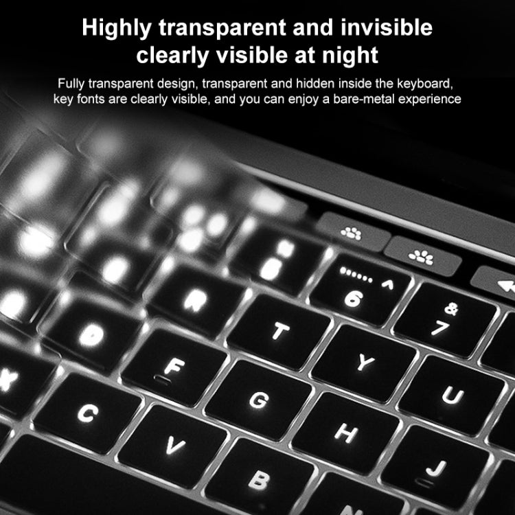 ZGA Contact Invisible TPU Keyboard Protective Film, For MacBook Pro 16.2 inch 2021, For MacBook Pro 14.2 inch 2021, For MacBook Air 13.6 inch A2681 2022, For MacBook Air 13.3 inch 2020, For MacBook Pro 13.3 inch 2020