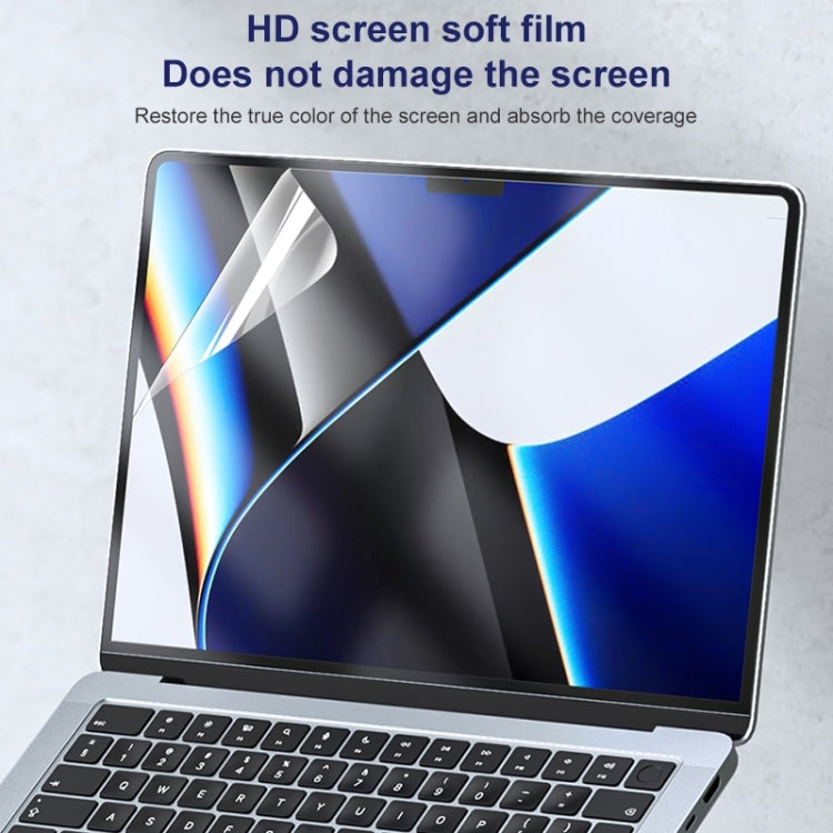 ZGA Clear HD PET Laptop Screen Protector, For MacBook Pro 16.2 inch 2021, For MacBook Pro 14.2 inch 2021, For MacBook Air 13.6 inch A2681 2022, For MacBook Air 13.3 inch 2020, For MacBook Pro 13.3 inch 2020