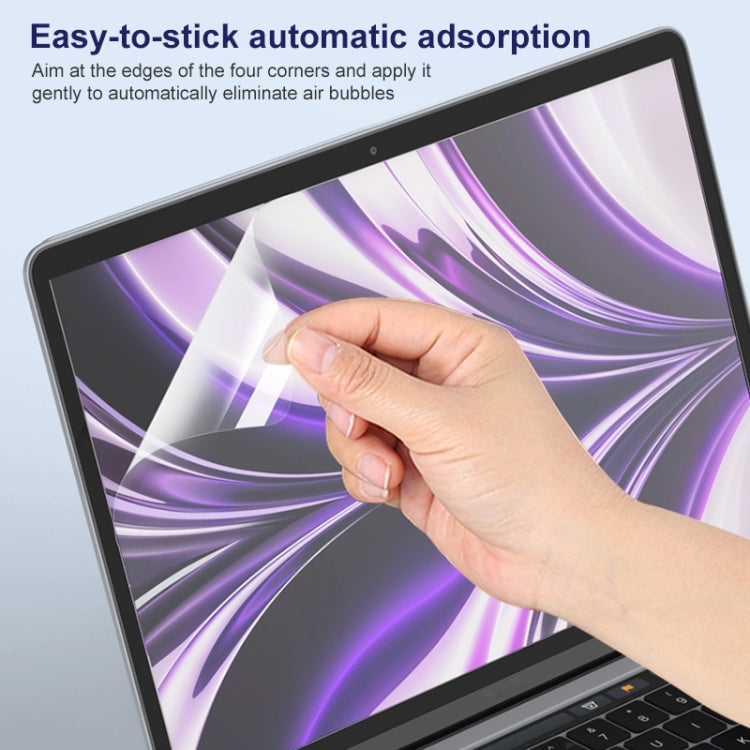 ZGA Clear HD PET Laptop Screen Protector, For MacBook Pro 16.2 inch 2021, For MacBook Pro 14.2 inch 2021, For MacBook Air 13.6 inch A2681 2022, For MacBook Air 13.3 inch 2020, For MacBook Pro 13.3 inch 2020