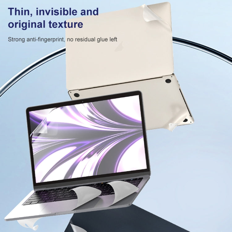 ZGA 5 in 1 Laptop All-round Protective Film, For MacBook Pro 16.2 inch 2021, For MacBook Pro 14.2 inch 2021, For MacBook Pro 13.3 inch 2020