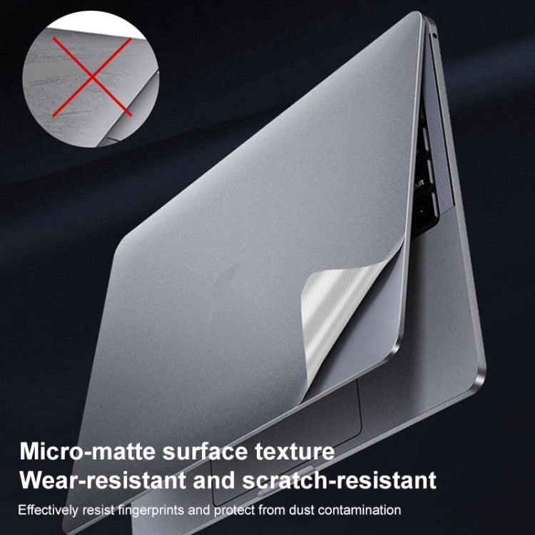 ZGA 5 in 1 Laptop All-round Protective Film, For MacBook Pro 16.2 inch 2021, For MacBook Pro 14.2 inch 2021, For MacBook Pro 13.3 inch 2020
