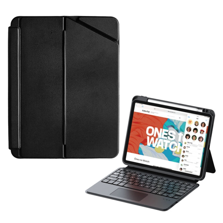 Étui en cuir magnétique avec clavier sans fil Bluetooth ZGA K01 pour iPad Pro 12.9, iPad Pro 11, iPad 10e génération 10.9 (2022) et iPad 10.2