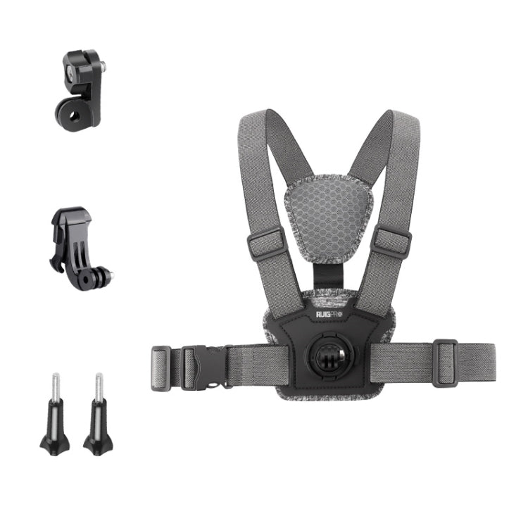 Adjustable Body Mount Belt Chest Strap with Mount & Screw, 3 in 1, 4 in 1, 6 in 1 Phone Clamp, 6 in 1 360 Phone Clamp, 7 in 1 Phone Clamp