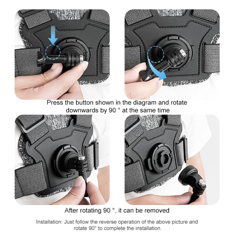 Adjustable Body Mount Belt Chest Strap with Mount & Screw, 3 in 1, 4 in 1, 6 in 1 Phone Clamp, 6 in 1 360 Phone Clamp, 7 in 1 Phone Clamp
