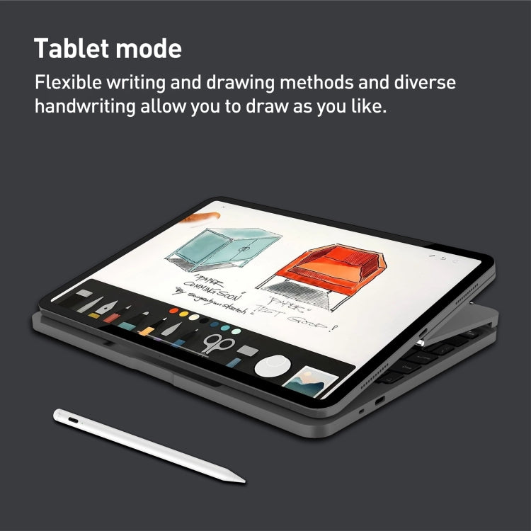 Étui en cuir avec clavier tactile Bluetooth en alliage d'aluminium, pour iPad Pro 11 (2022/2021/2020/2018/Air 4/5), pour iPad Pro 12.9 (2020/2021/2022)