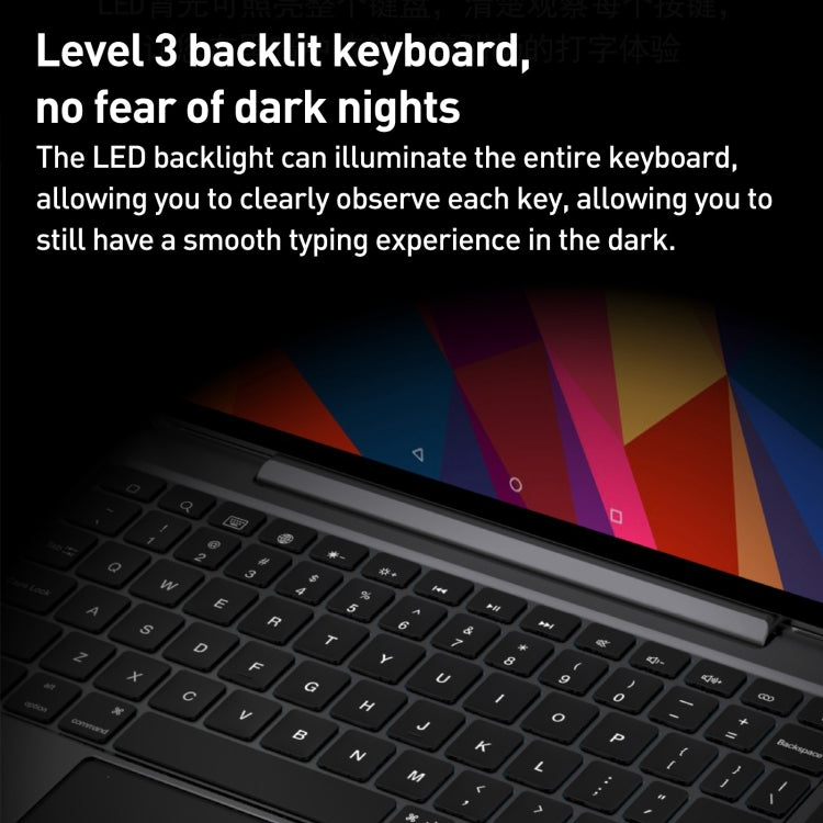 Étui en cuir avec clavier tactile Bluetooth en alliage d'aluminium, pour iPad Pro 11 (2022/2021/2020/2018/Air 4/5), pour iPad Pro 12.9 (2020/2021/2022)