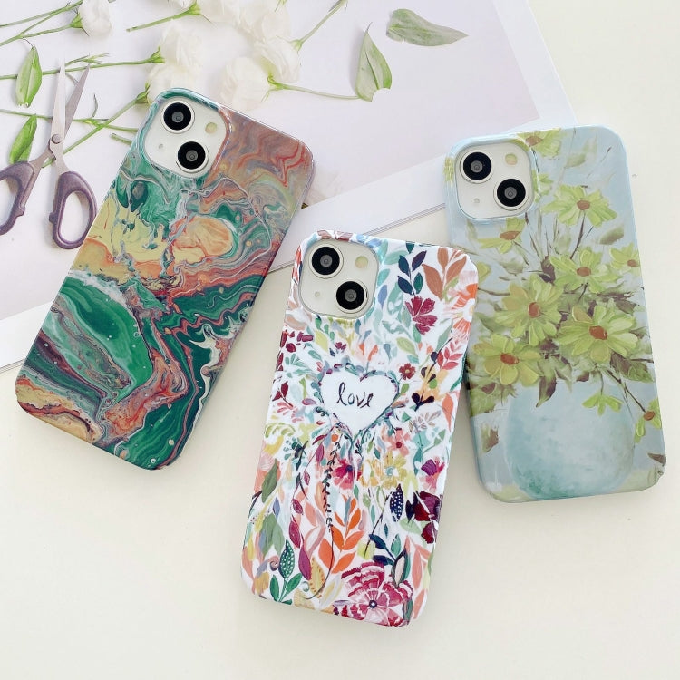Varnishing Water Stick PC Phone Case, For iPhone 15 Plus, For iPhone 15