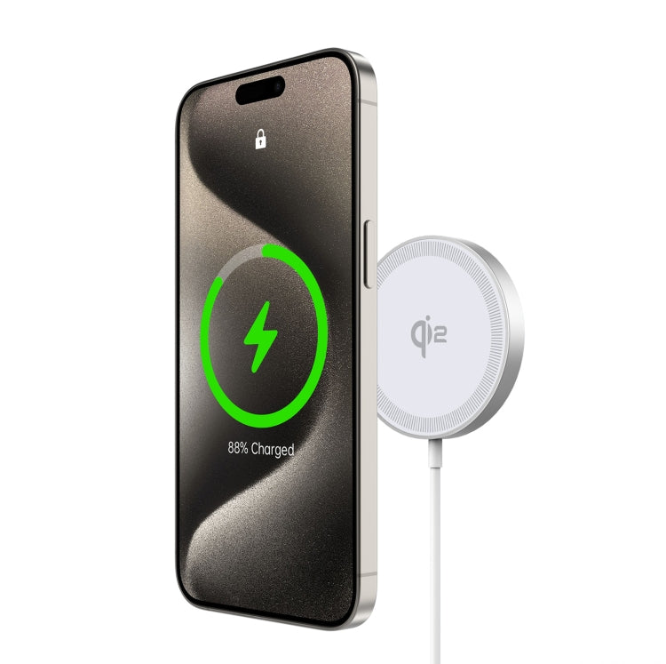 DUZZONA W18 15W Qi2 MagSafe Magnetic Suction Wireless Charger, W18