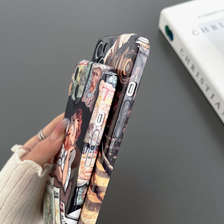 Precise Hole Glossy PC Phone Case, For iPhone 15