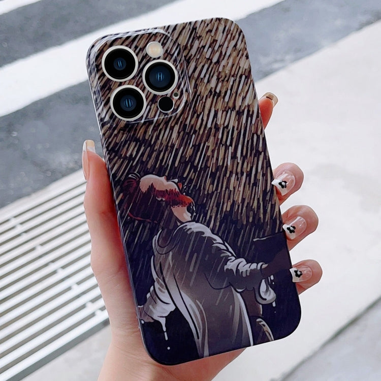 Precise Hole Oil Painting Pattern PC Phone Case