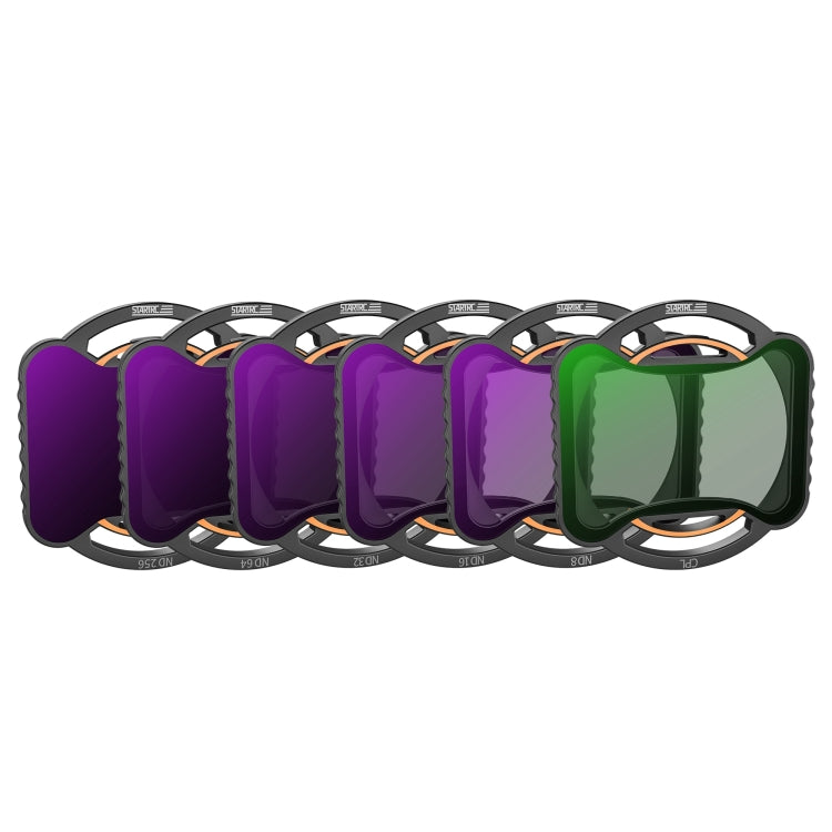 For DJI Avata 2 STARTRC Drone Lens Filter, 3 in 1 ND8/16/32, CPL ND8/16/32/64/256, 4 in 1 ND8/16/32/64