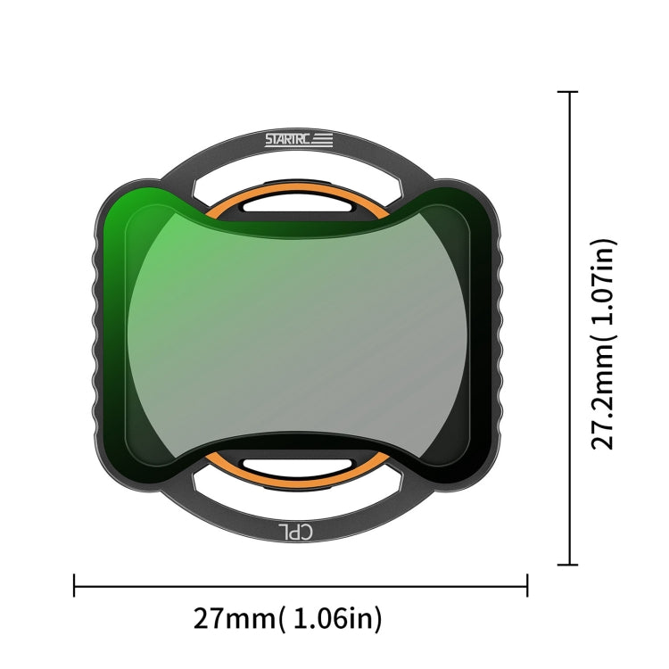 For DJI Avata 2 STARTRC Drone Lens Filter, 3 in 1 ND8/16/32, CPL ND8/16/32/64/256, 4 in 1 ND8/16/32/64