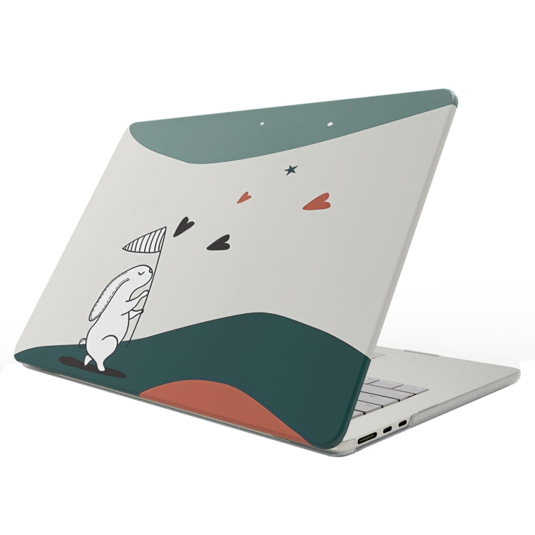 UV Printed Pattern Laptop Frosted Protective Case, Series 1