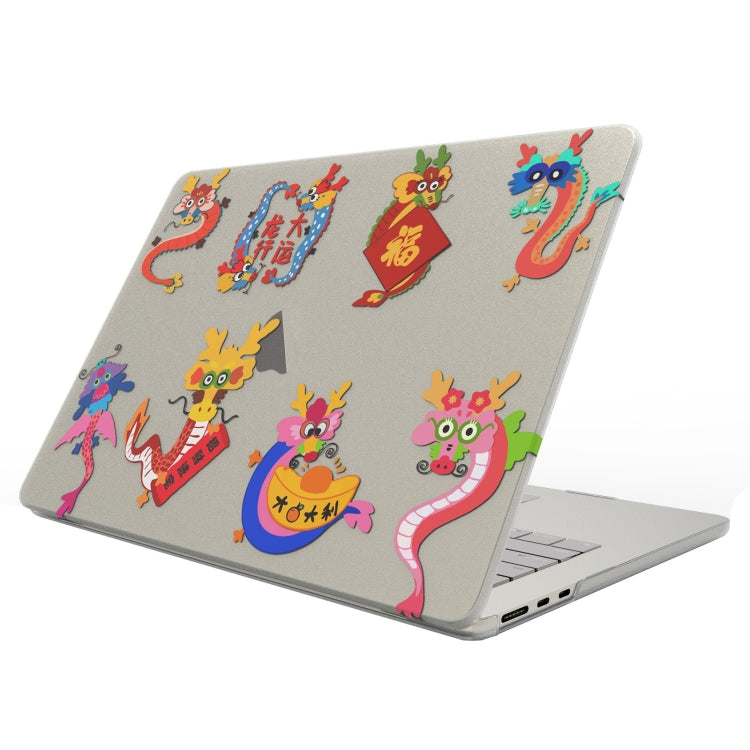 UV Printed Pattern Laptop Frosted Protective Case, Series 1