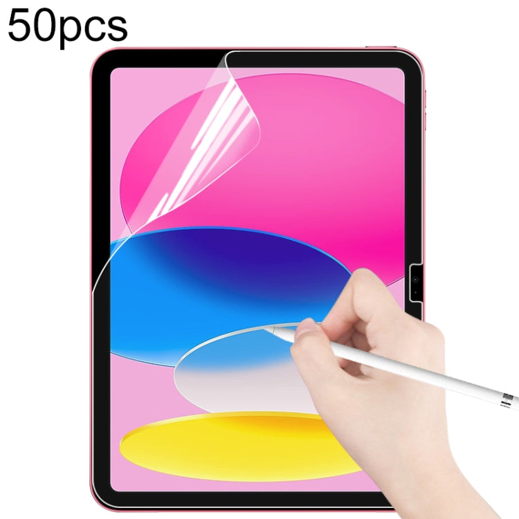 50pcs Matte Paperfeel Screen Protector, For iPad Air 13 2026 / 2025 / 2024, For iPad Air 11 2026 / 2025 / 2024, For iPad Pro 13 2025 / 2024, For iPad Pro 11 2025 / 2024, For iPad 2025, For iPad 2022