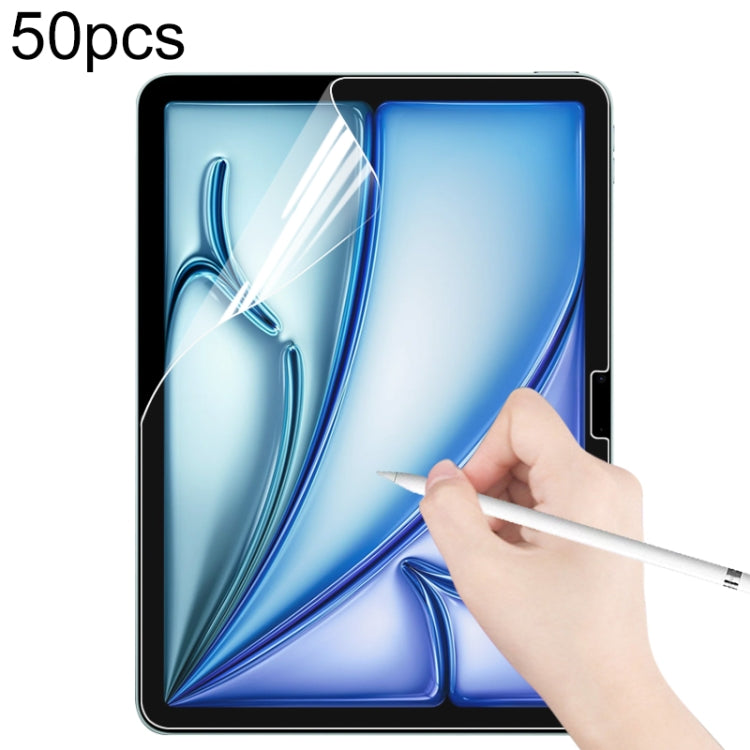 50pcs Matte Paperfeel Screen Protector, For iPad Air 13 2026 / 2025 / 2024, For iPad Air 11 2026 / 2025 / 2024, For iPad Pro 13 2025 / 2024, For iPad Pro 11 2025 / 2024, For iPad 2025, For iPad 2022