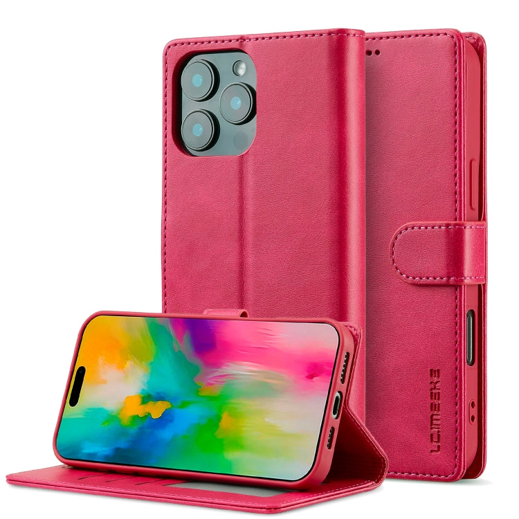 LC.IMEEKE Calf Texture Horizontal Flip Leather Case, For iPhone Air, For iPhone 16 Pro Max
