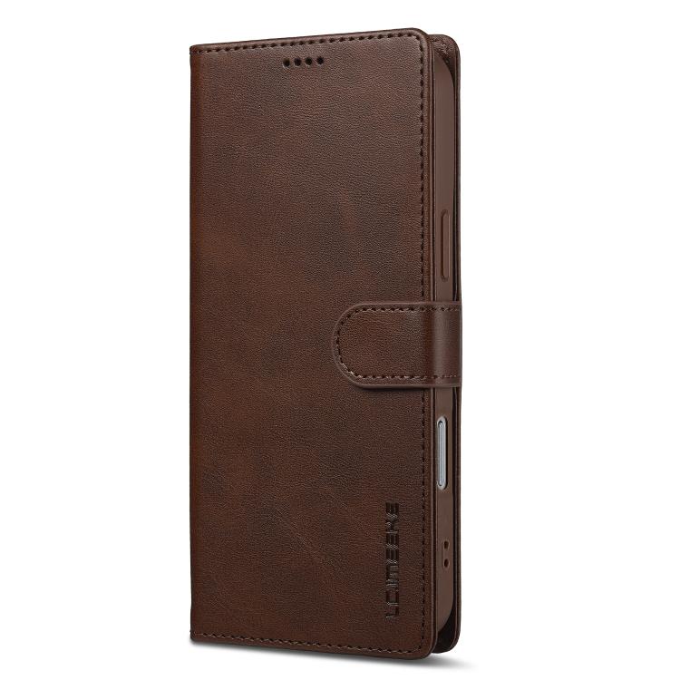 LC.IMEEKE Calf Texture Horizontal Flip Leather Case