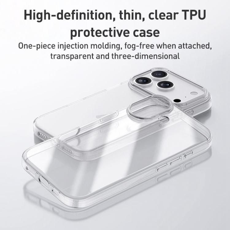 ZGA Clear TPU Shockproof Phone Case, For iPhone 18 Pro, For iPhone 18 Pro Max