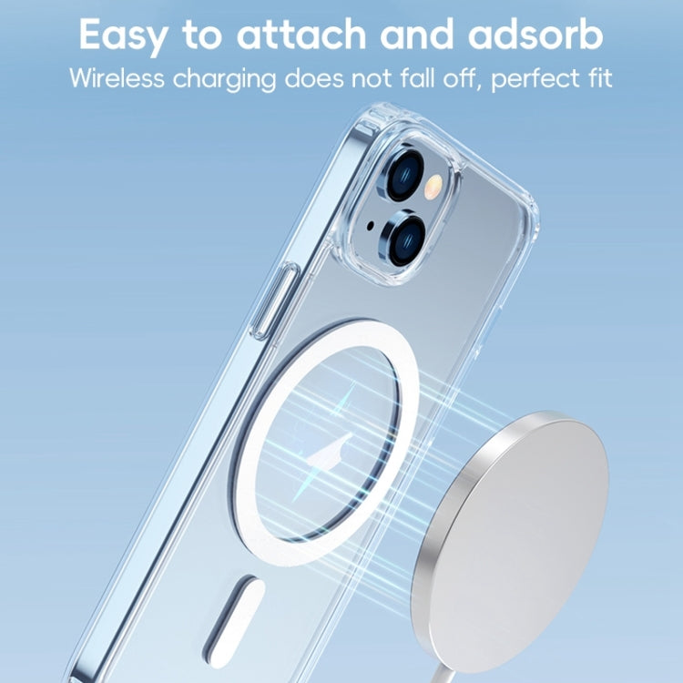 ZGA Magsafe Clear PC Hybrid TPU Phone Case, For iPhone 16e, For iPhone 16 Pro Max, For iPhone 16 Plus, For iPhone 16, For iPhone 15 Pro, For iPhone 15 Plus, For iPhone 15