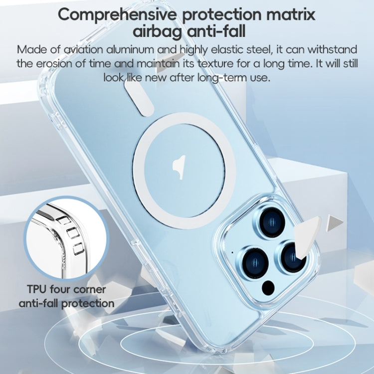 ZGA Magsafe Clear PC Hybrid TPU Phone Case, For iPhone 16e, For iPhone 16 Pro Max, For iPhone 16 Pro, For iPhone 16 Plus, For iPhone 16, For iPhone 15 Pro, For iPhone 15 Plus, For iPhone 15