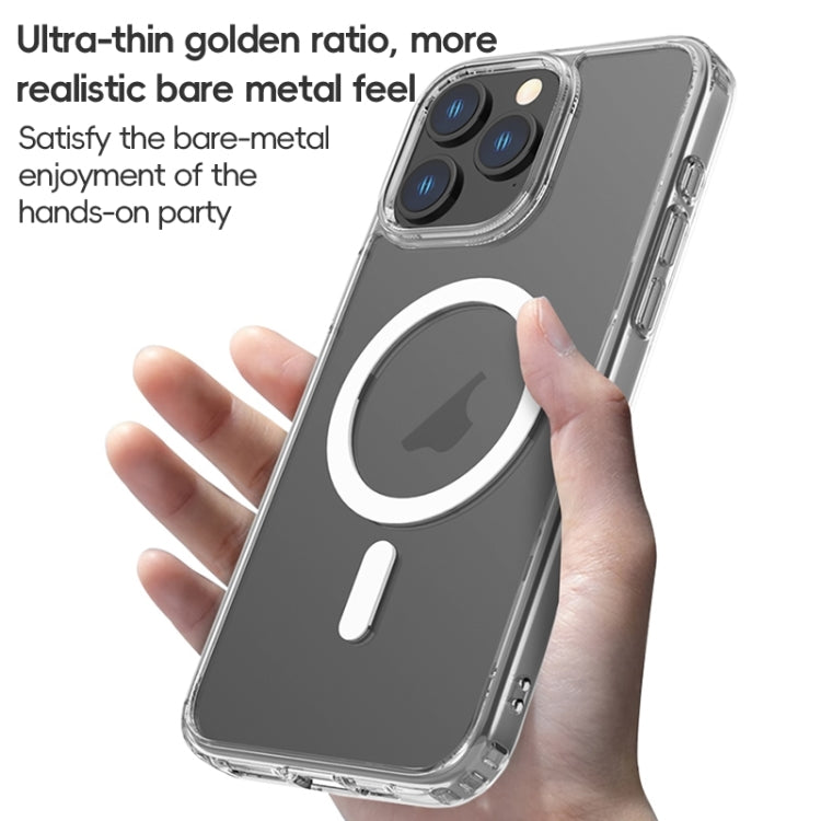 ZGA Magsafe Clear PC Hybrid TPU Phone Case, For iPhone 16e, For iPhone 16 Pro Max, For iPhone 16 Plus, For iPhone 16, For iPhone 15 Pro, For iPhone 15 Plus, For iPhone 15