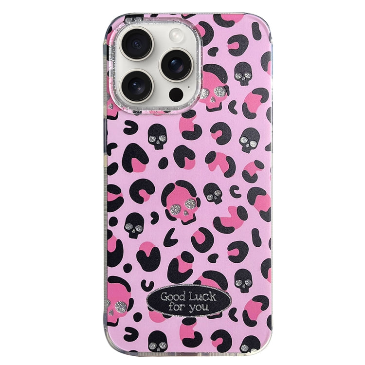 Glitter Powder Leopard Print PC + TPU Phone Case, For iPhone 15 Pro Max, For iPhone 15 Pro, For iPhone 15, For iPhone 14, For iPhone 14 Pro, For iPhone 14 Pro Max, For iPhone 13 Pro Max, For iPhone 13 Pro, For iPhone 13